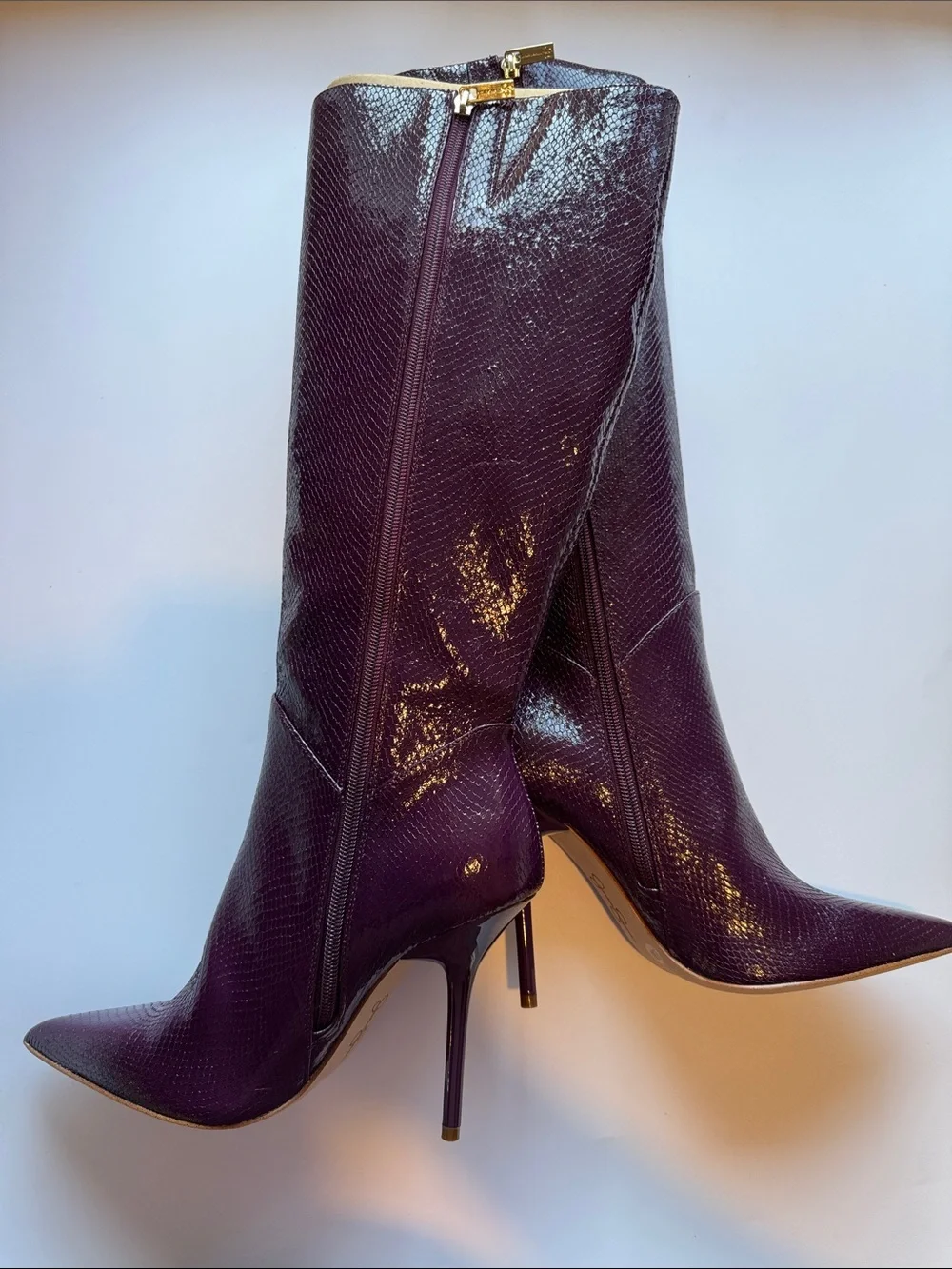 Jessica Simpson Plum Pointed-Toe Stiletto Over-the-Knee Boots